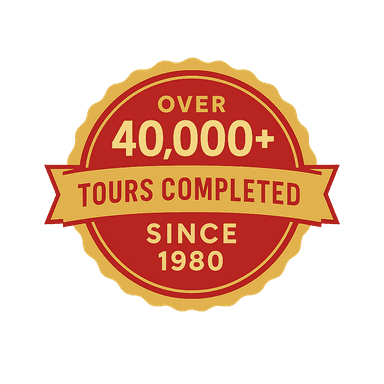 Over 40,000 tours completed since 1982