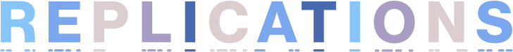 Replications, Inc. logo