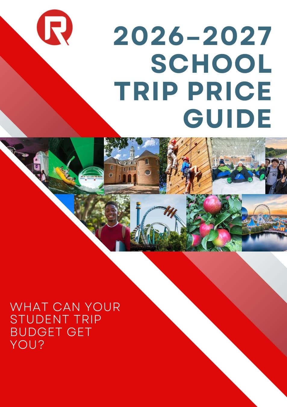 Cover of the Richmond Tours 2026–2027 School Trip Price Guide: What can your student trip budget get you?