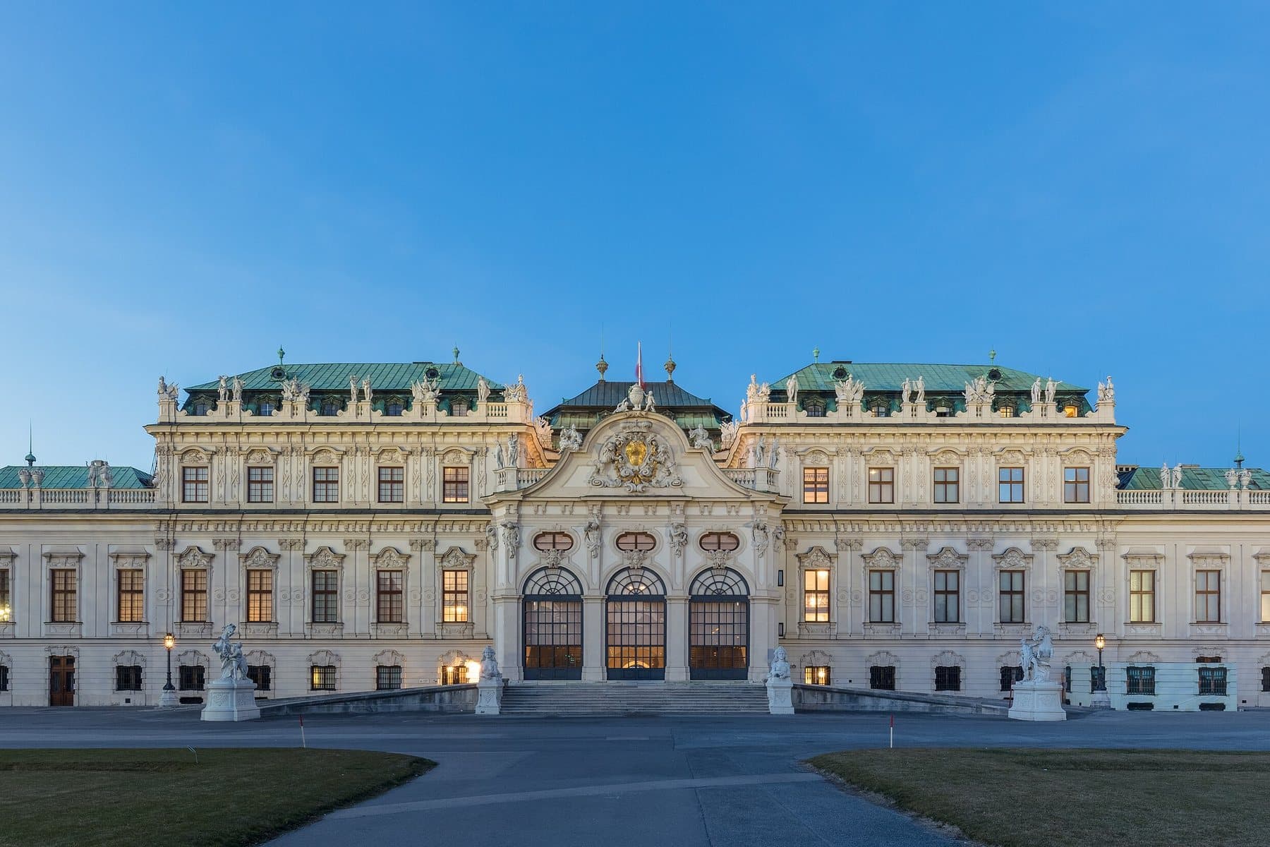 The Upper Belvedere palace in Vienna