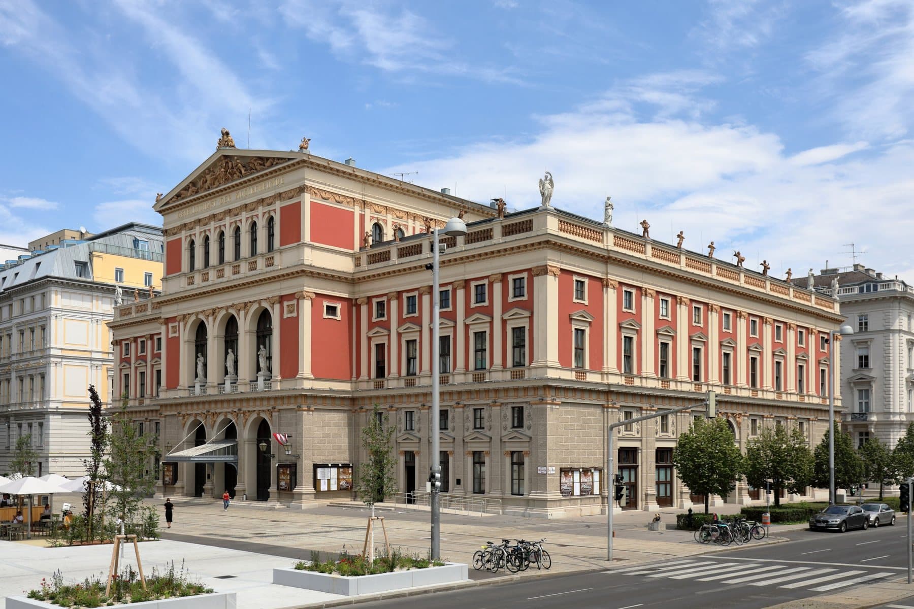 The Musikverein concert hall in Vienna