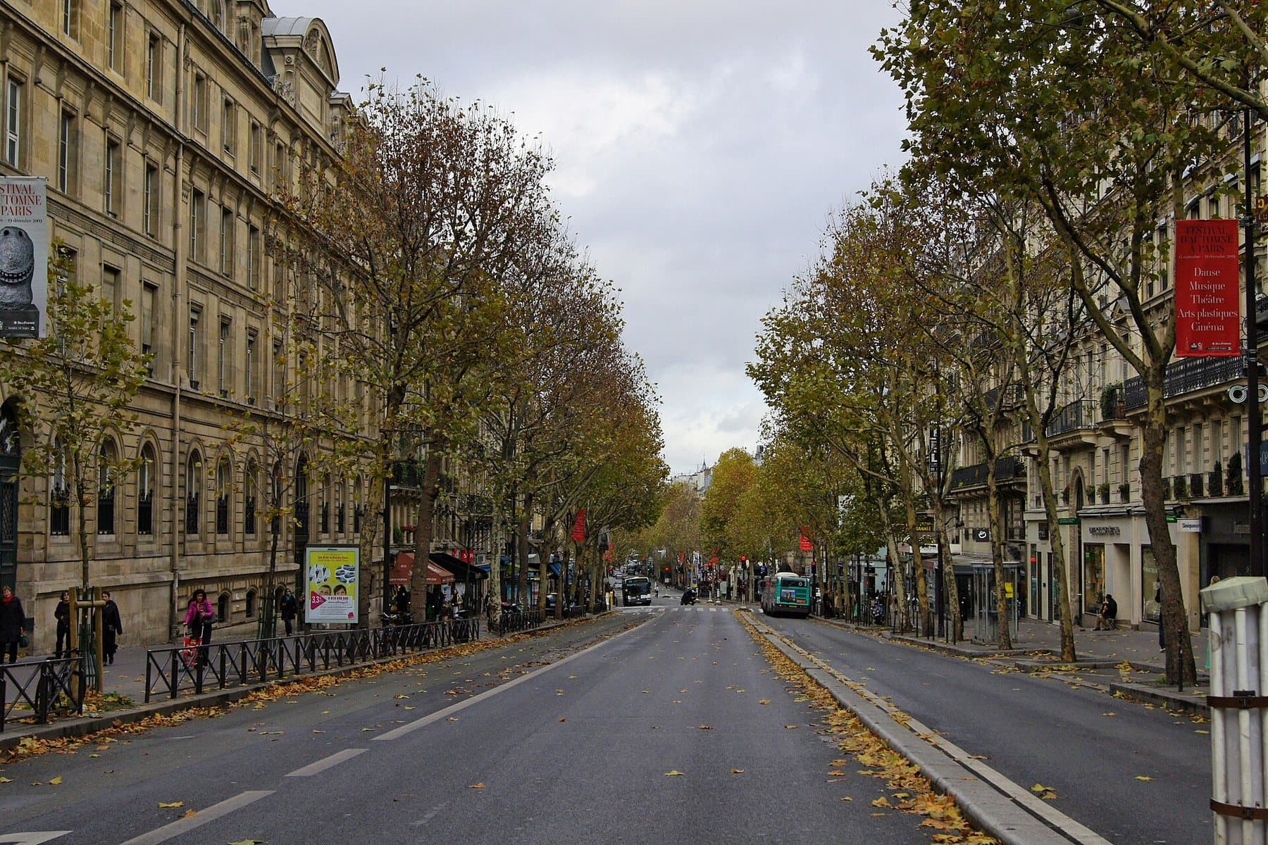 Boulevard Saint-Michel in the Latin Quarter of Paris
