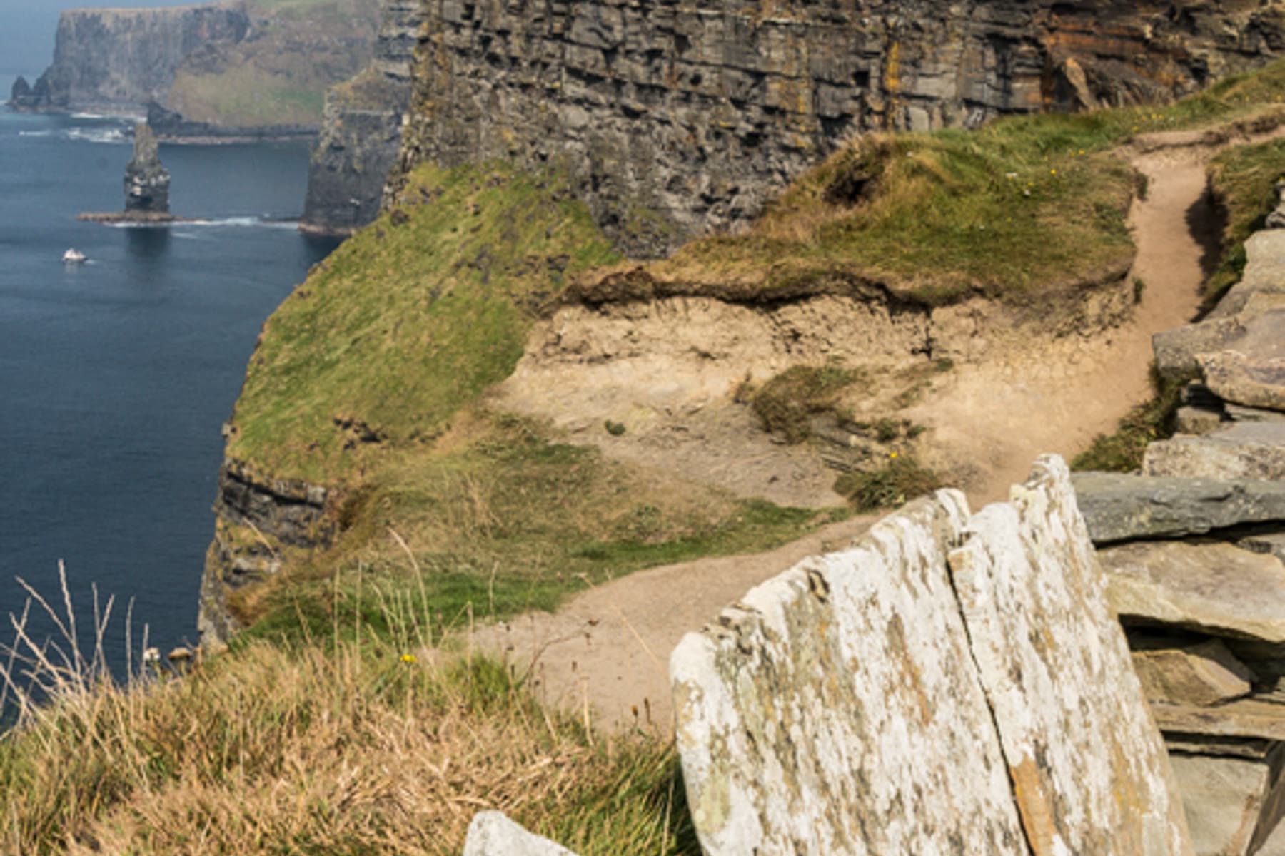 The Cliffs of Moher above the Atlantic