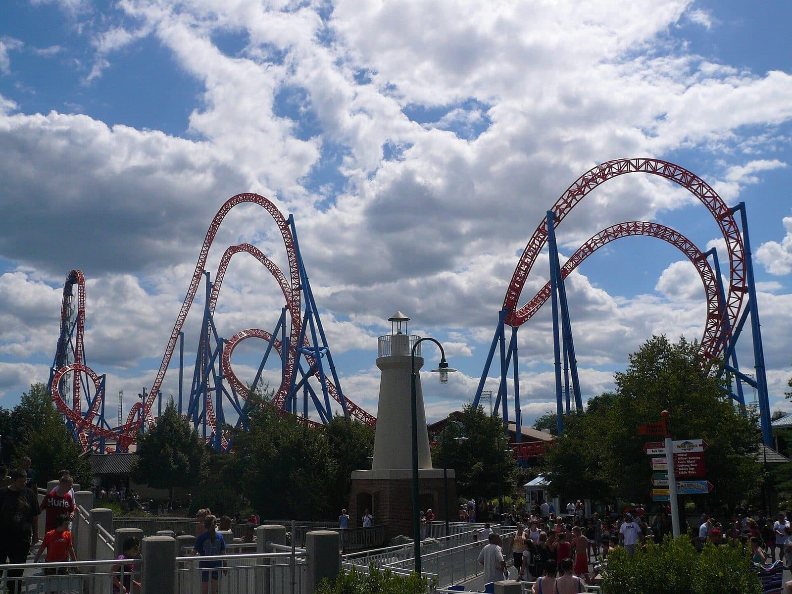 The Fahrenheit roller coaster at Hersheypark