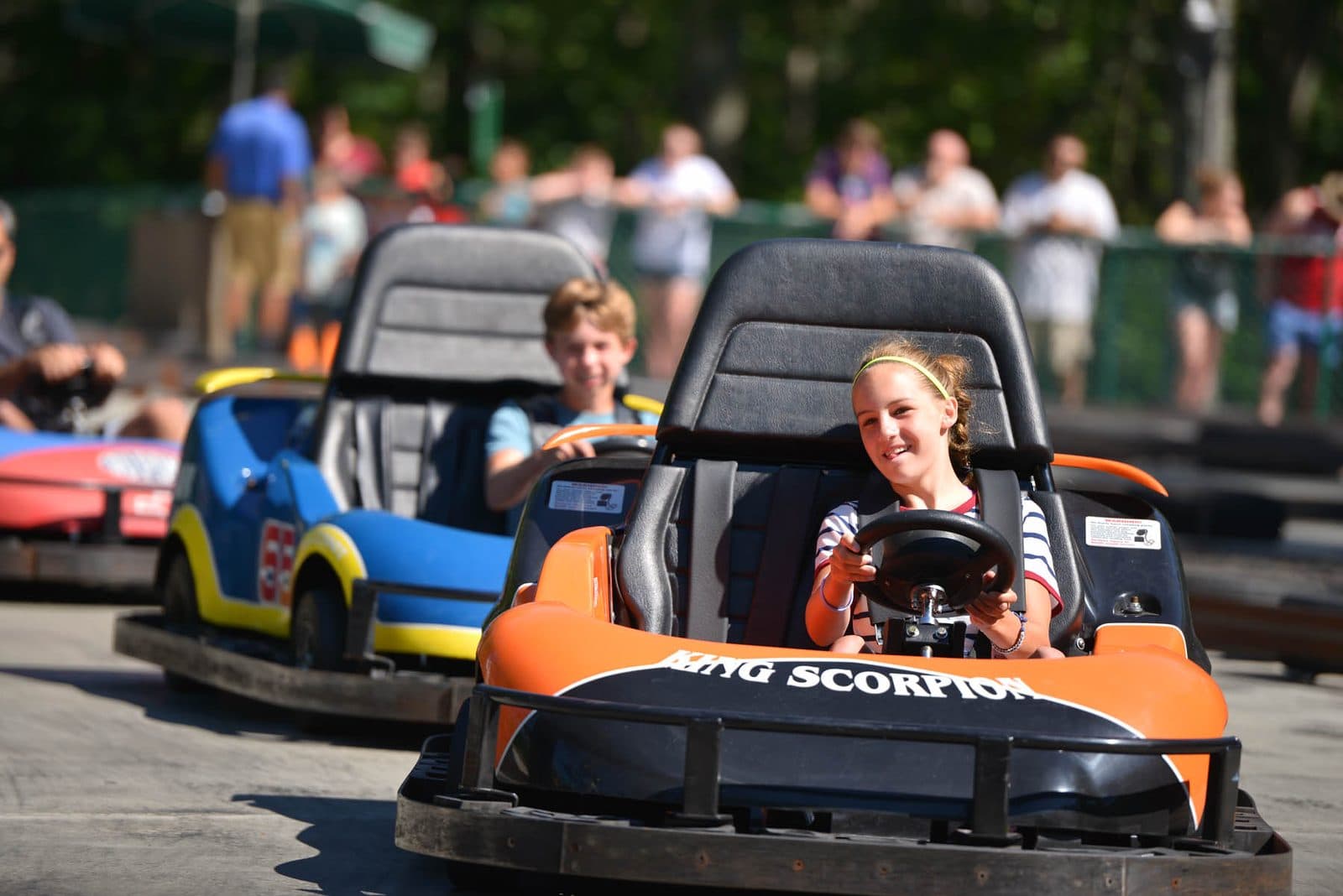 Go-karts at Woodloch Resort